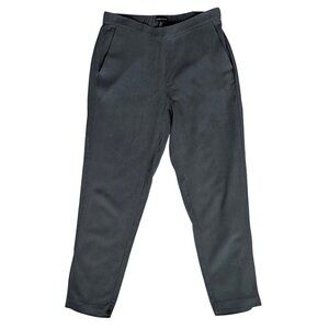 Eileen Fisher Pants Womens Size XS Grey Pull On Tencel Flat Front Elastic Back